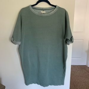 silence + noise oversized sweatshirt dress